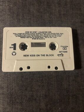 New Kids on the Block 'Step by Step' Cassette Tape